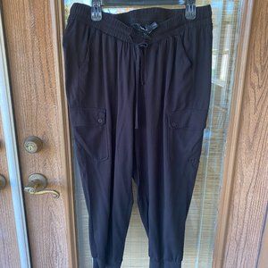Black Torrid cargo joggers. Size 2